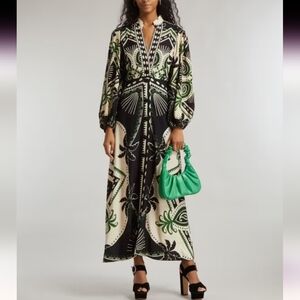 Farm Rio Mystic Scarf Maxi Dress